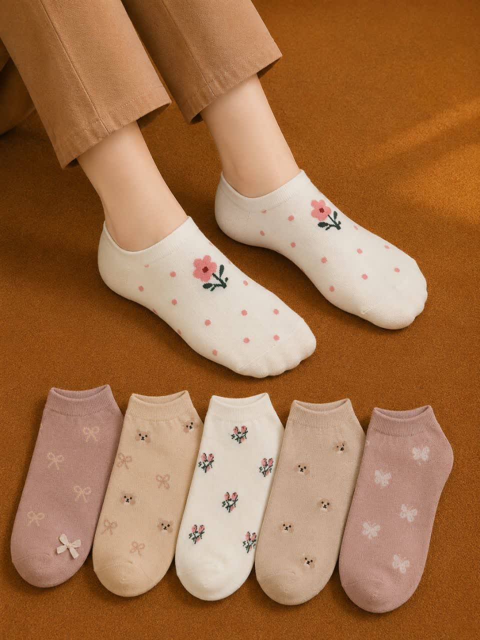جوراب زنانه مچی پنبه