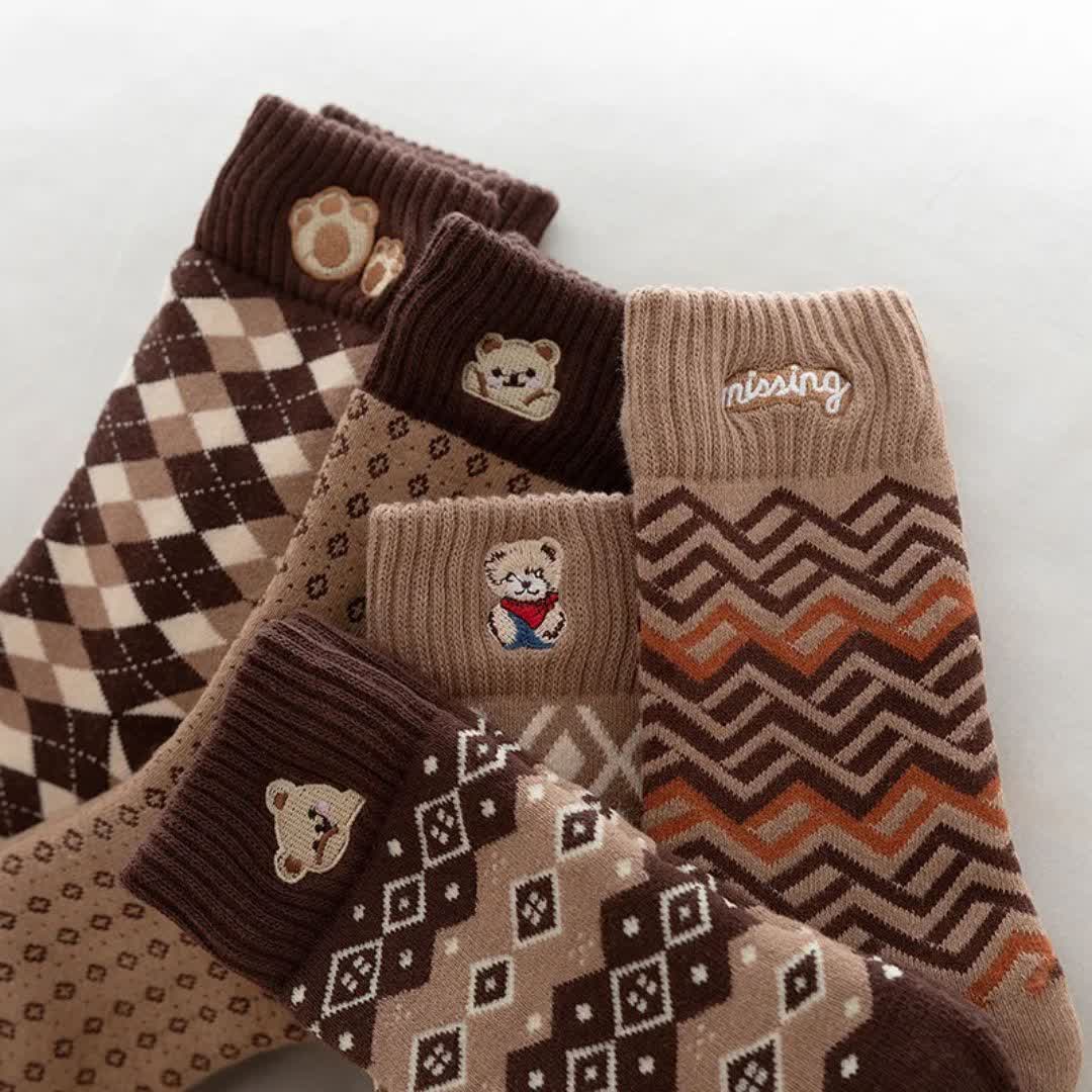 جوراب زنانه ساقدار گلدوزی🐻