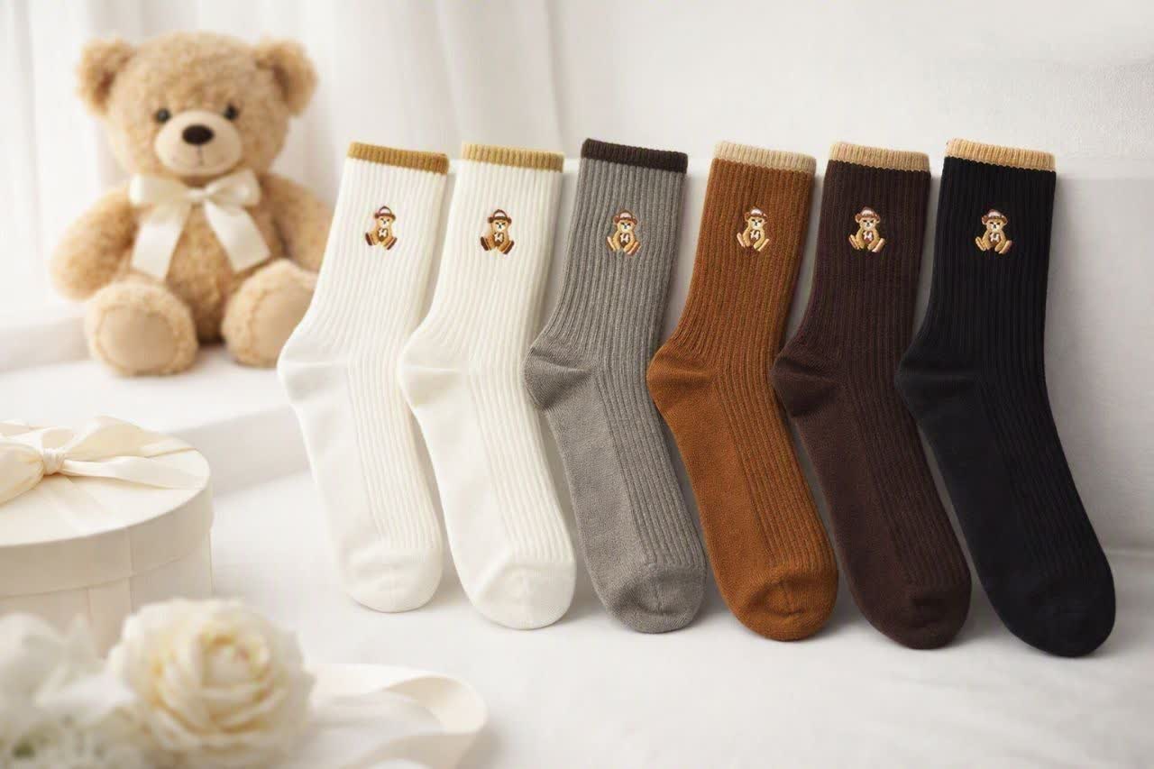 جوراب زنانه ساقدار گلدوزی🧸