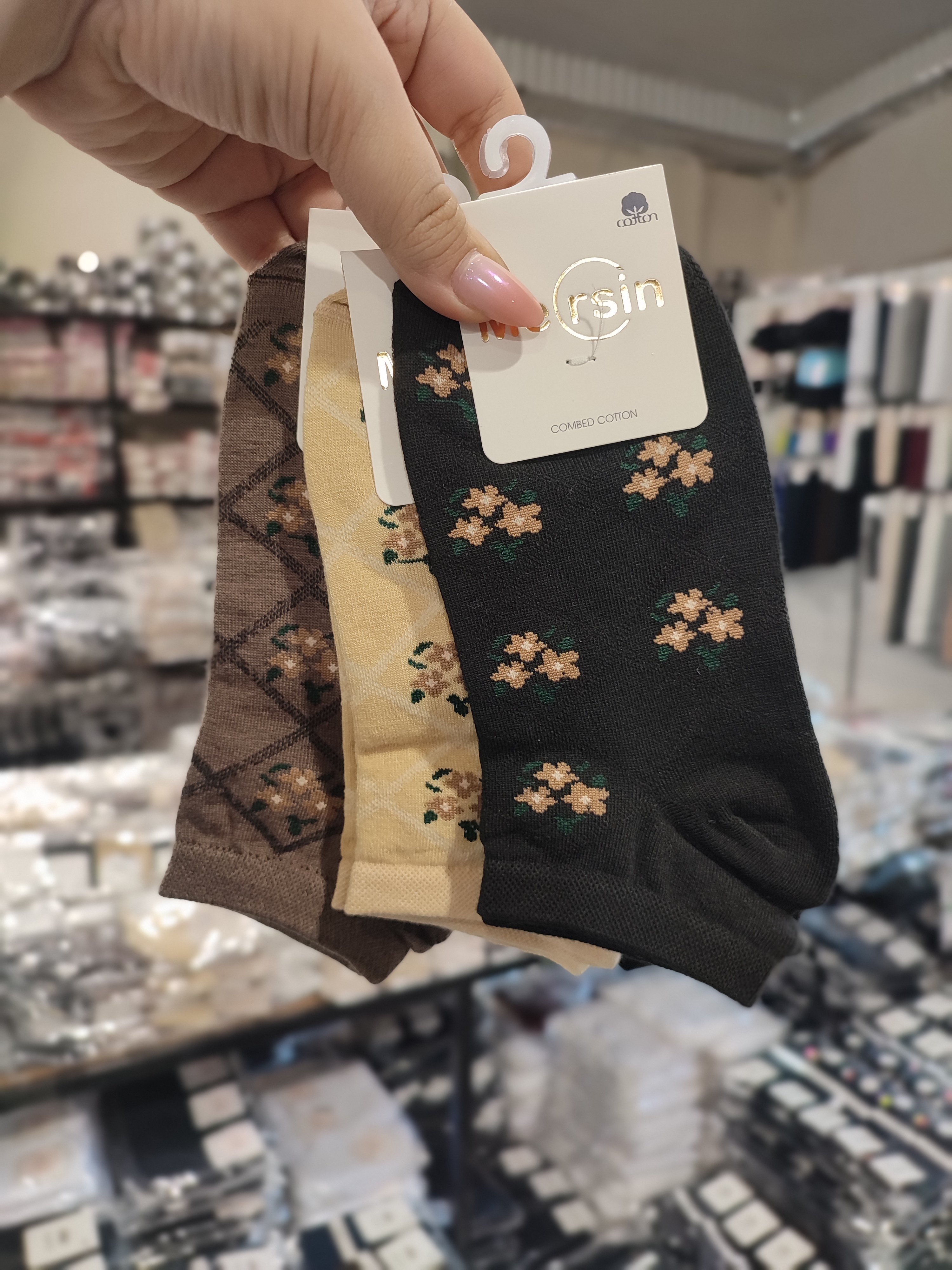 جوراب زنانه مچی پنبه