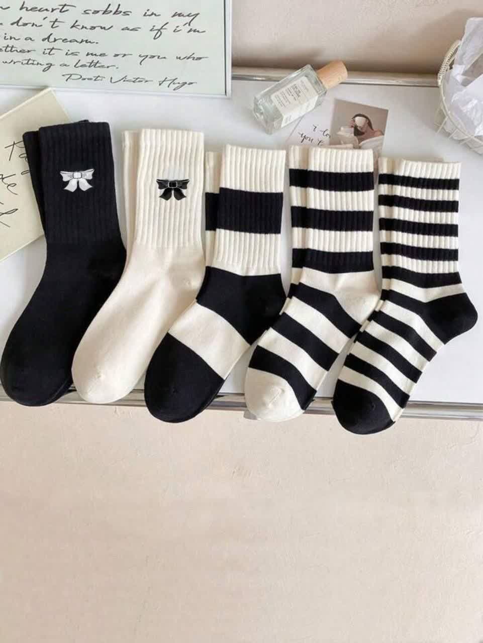 جوراب زنانه ساقدار گلدوزی🎀